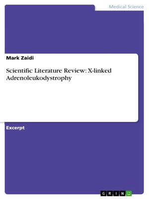 cover image of Scientific Literature Review